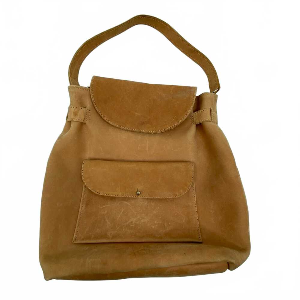 Noonday Collection Light Brown Backpack | OS Adjustable Strap
